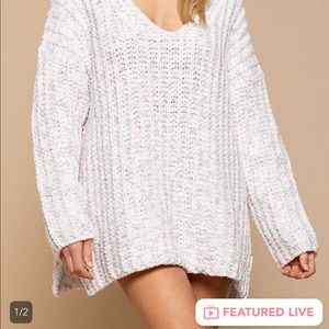 POL Oversized v-neck Sweater